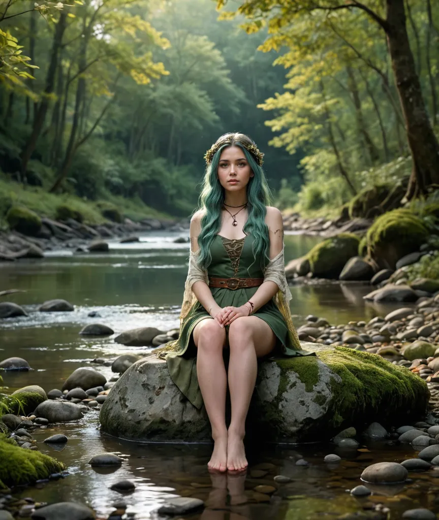 Illustration of Thalindra Mossweaver